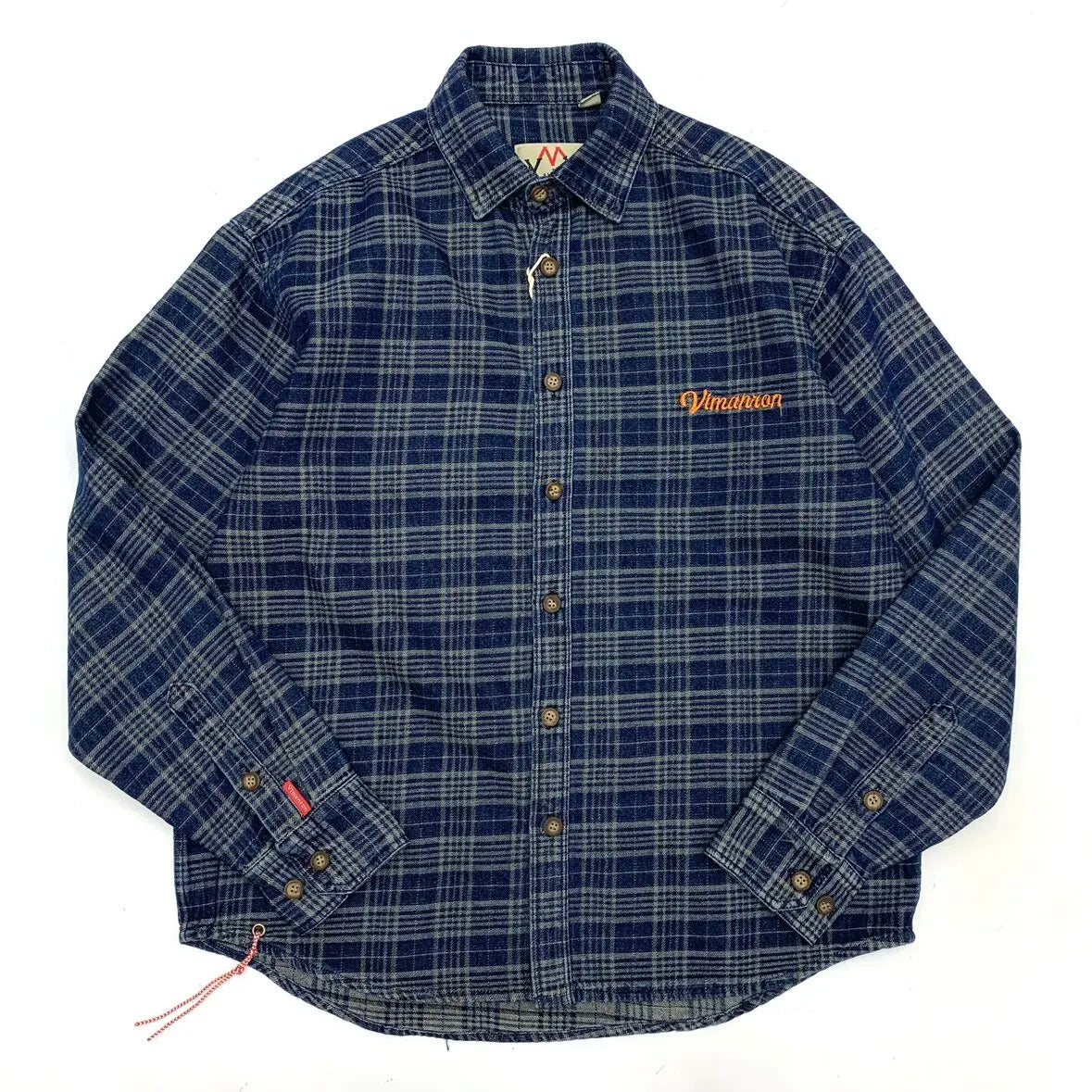 Washed plaid overshirt by Craftklart featuring a casual button-up shirt with a soft, worn-in plaid fabric and relaxed fit.