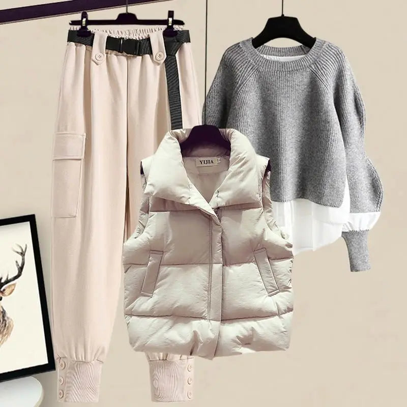 Women's Korean Winter New In Matching Set - Premium Set from Craftklart.store - Just $22.84! Shop now at Craftklart.store