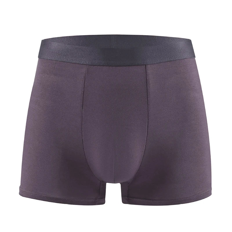 6-Pack Men's Bamboo Boxer Briefs — Ultra Soft & Breathable