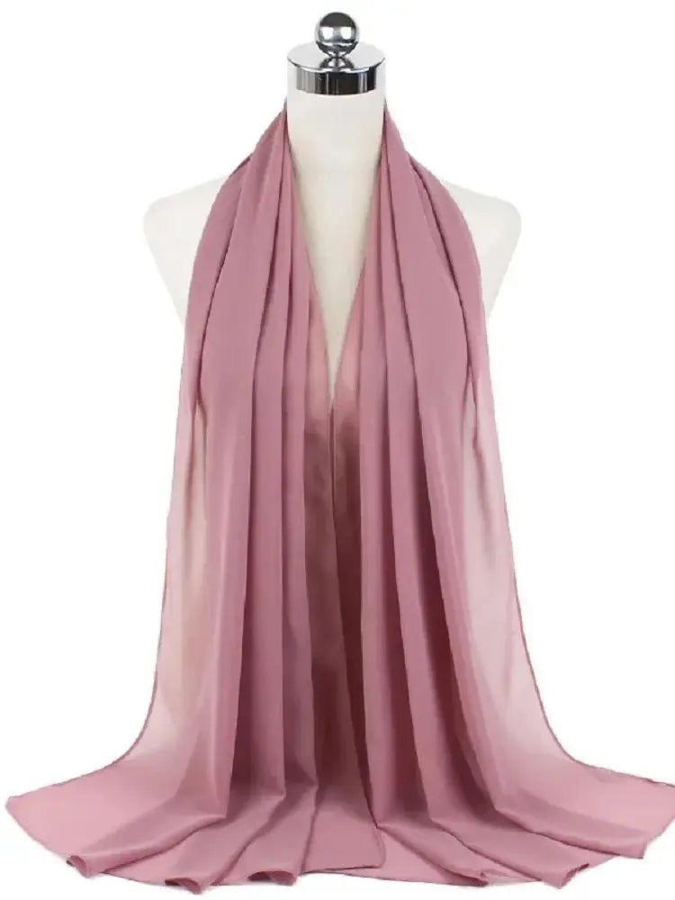 New Fashion Women Solid Chiffon Headscarf
