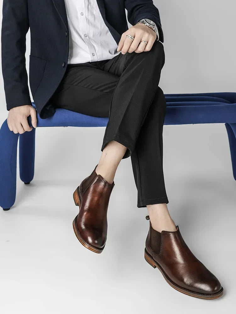 Men's Formal Chelsea Leather Boots