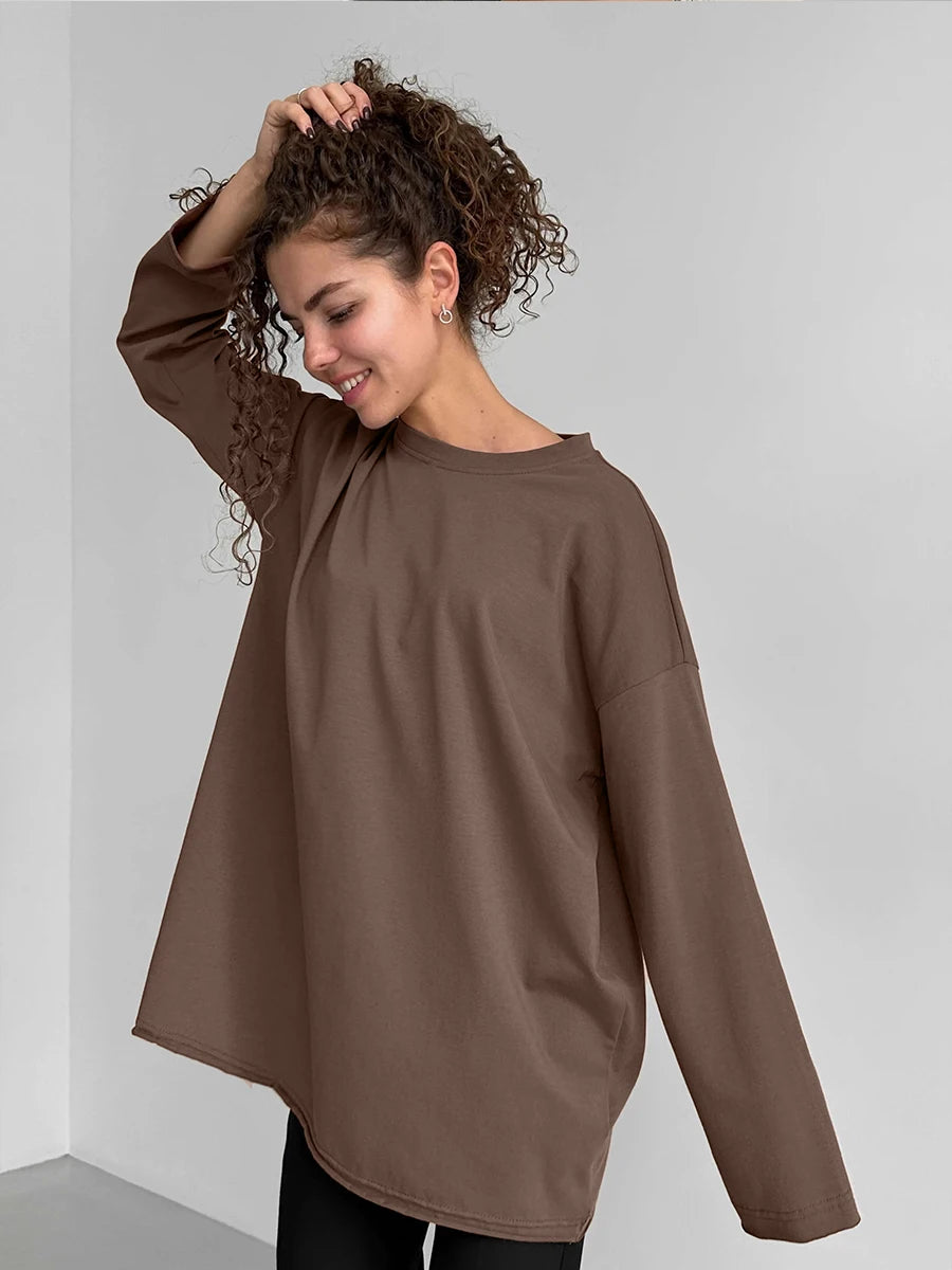 Oversized Cotton Tee — Women's