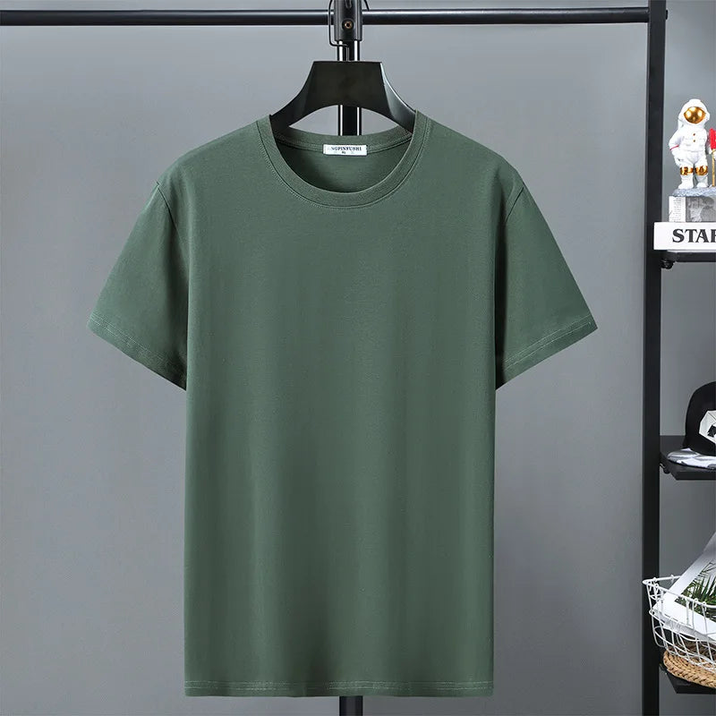 Summer Men's Cotton Shirts up-to 12XL - Premium T-Shirt from Craftklart Dropship - Just $18.68! Shop now at Craftklart.store