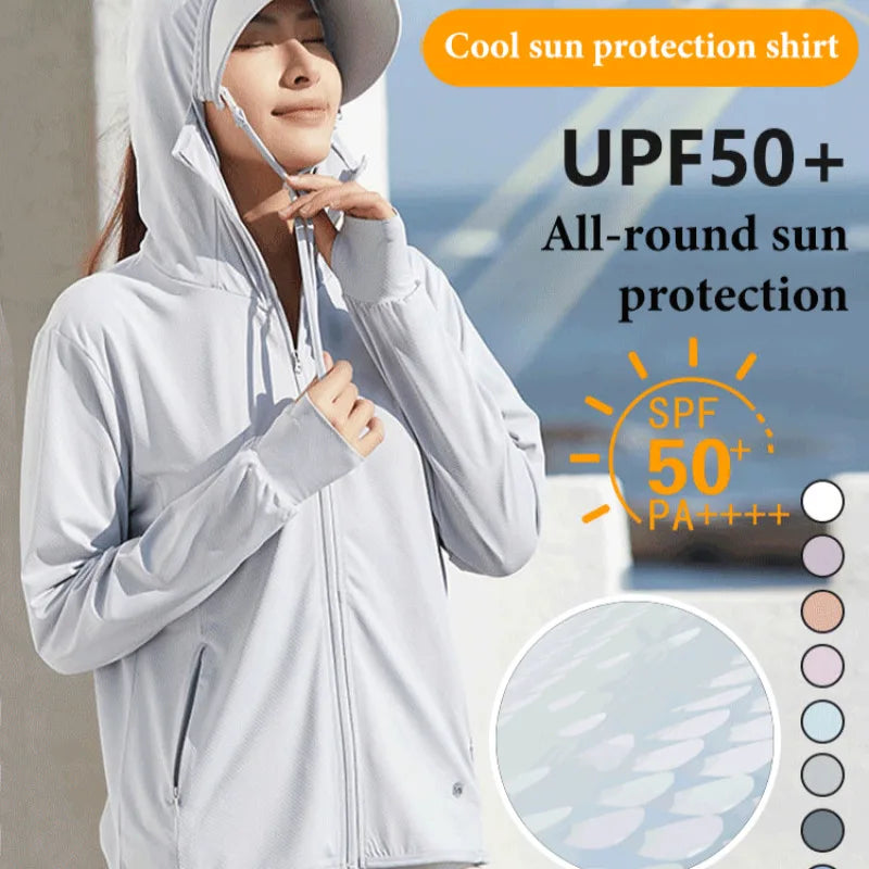 Women's Sun Protection Outdoor Jackets with Detachable Hat - Premium Hats from Craftklart Dropship - Just $7! Shop now at Craftklart.store