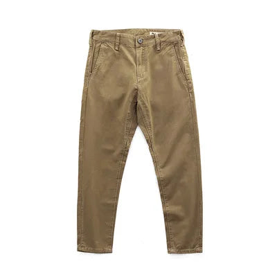 Spring New American Cotton Retro Twill Amekaji Chino Cargo Pants - Premium Pants from Craftklart.store - Just $47.76! Shop now at Craftklart.store