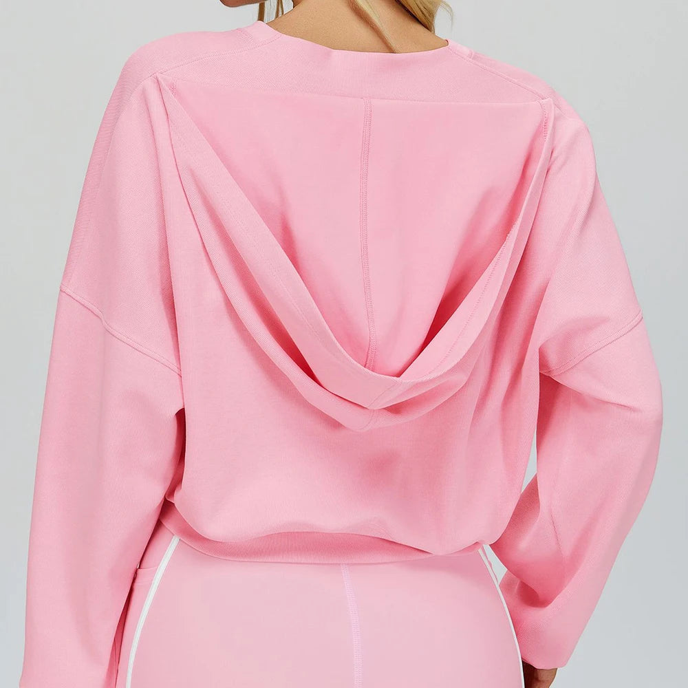 Women's Windproof Casual Loose Sports Hoodie