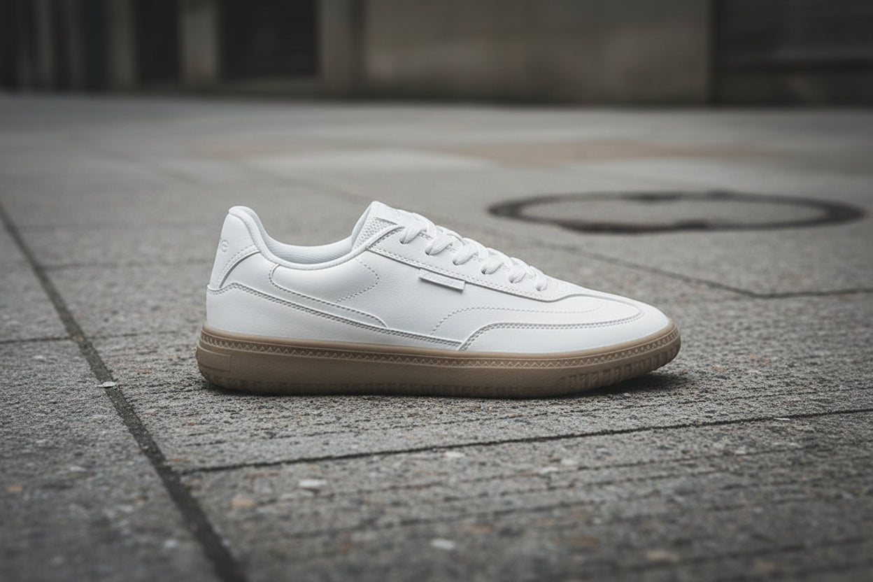 Craftklart Dropship Full Circle Low Leather Sneaker waterproof street edition, stylish sneakers with leather upper and rugged sole.
