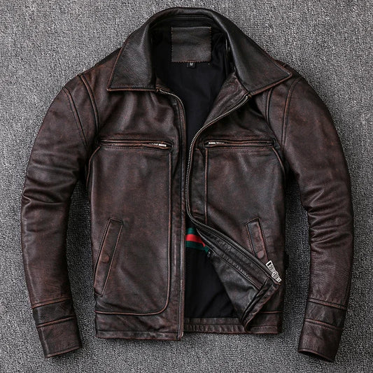 Urban Styled Leather Motorcycle Biker Jackets - Craftklart.store