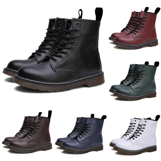 Urban Air Genuine Leather Lace Up Winter Boots - Craftklart.store
