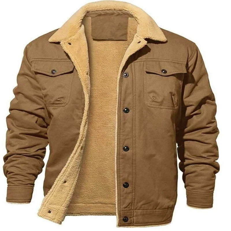 Men's Casual Lapel Single Breasted Double Pocket Jacket - Premium Jacket from Craftklart Dropship - Just $22! Shop now at Craftklart.store