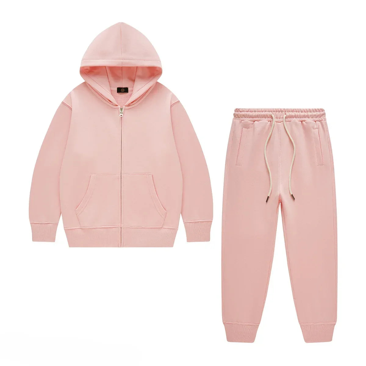 Kids Tracksuit 340G Terry Cotton Zipper Hoodies & Sweatpants - Premium Kids clothes from Craftklart Dropship - Just $42.44! Shop now at Craftklart.store