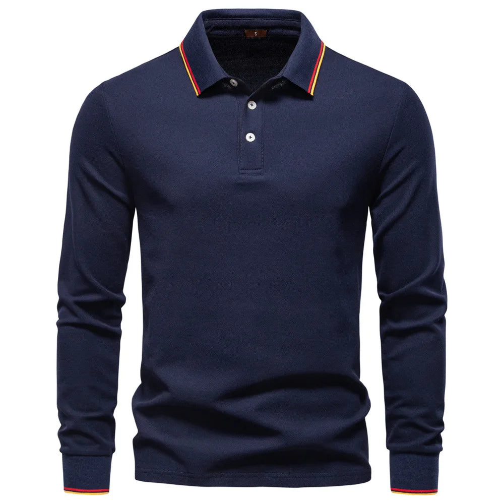 Men's Urban Fall Long-sleeved Polo Shirt - Craftklart.store