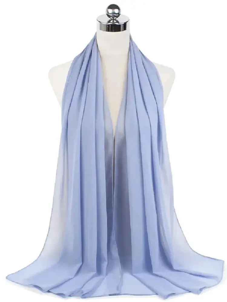 New Fashion Women Solid Chiffon Headscarf