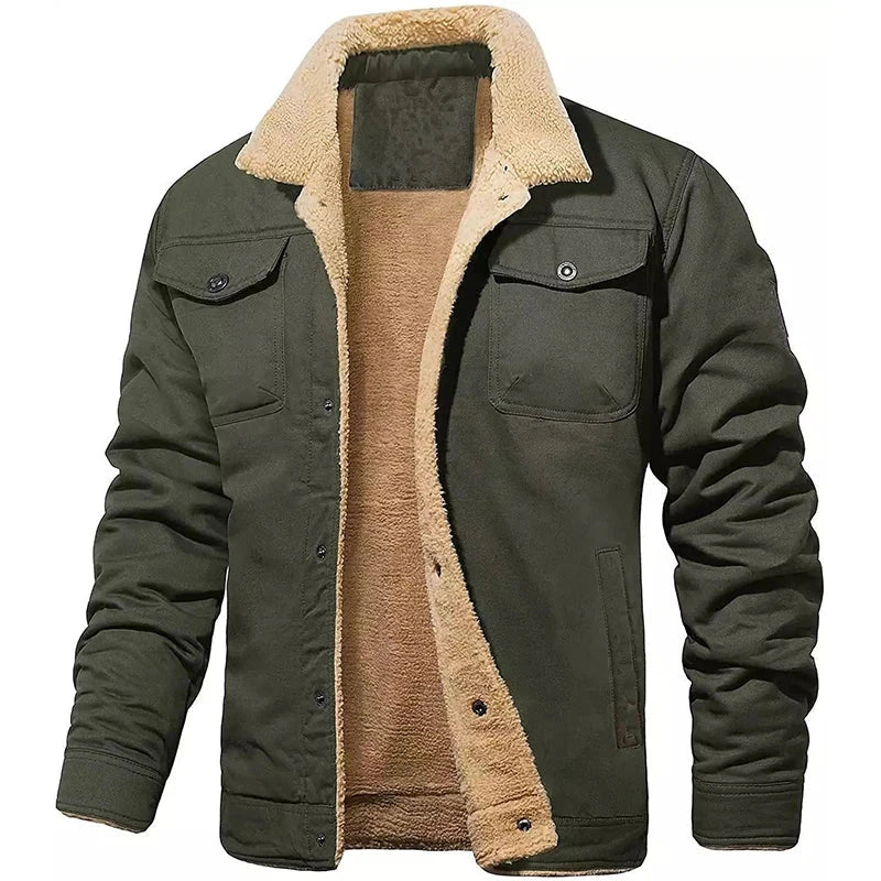 Men's Casual Lapel Single Breasted Double Pocket Jacket - Premium Jacket from Craftklart Dropship - Just $22! Shop now at Craftklart.store