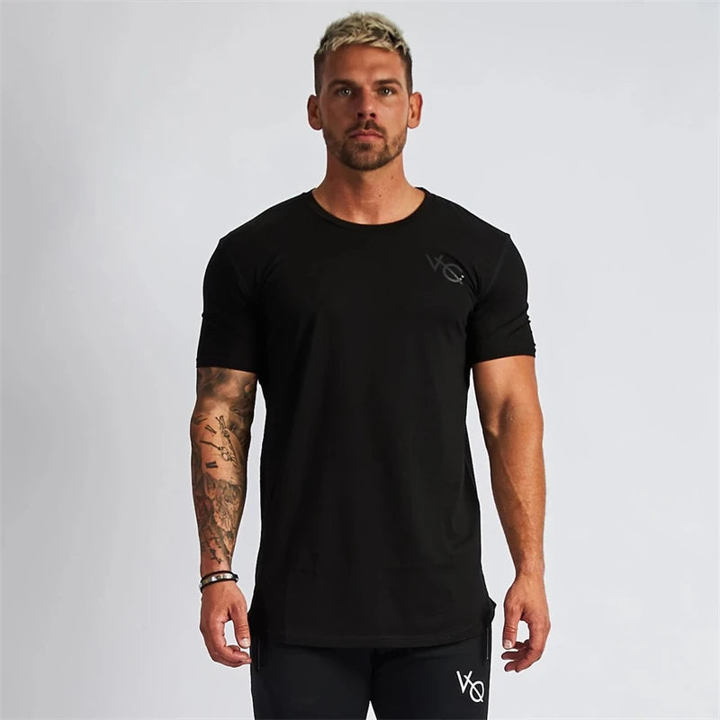 Cotton Slim Fitting Men's Sportswear T-shirt - Premium Activewear from Craftklart Dropship - Just $10.13! Shop now at Craftklart.store