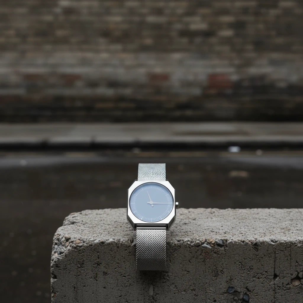 Craftklart Dropship Retro One Pointer Square Watch for men, vintage quartz wristwatch with a sleek square dial and classic design.