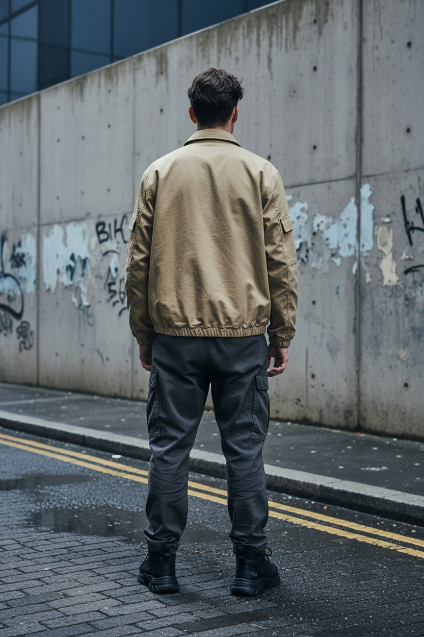 Multi-Pocket Military Cargo Jacket