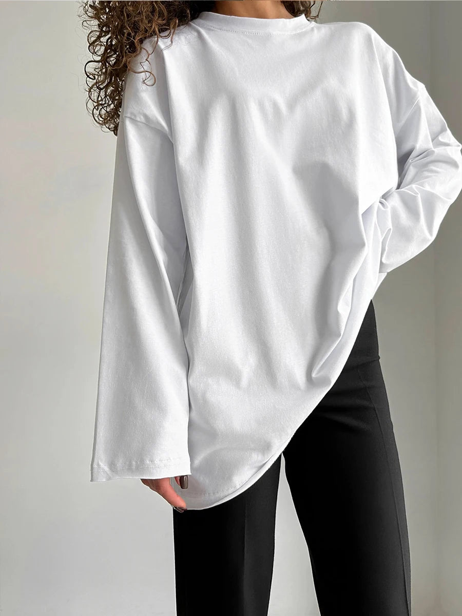 Oversized Cotton Tee — Women's