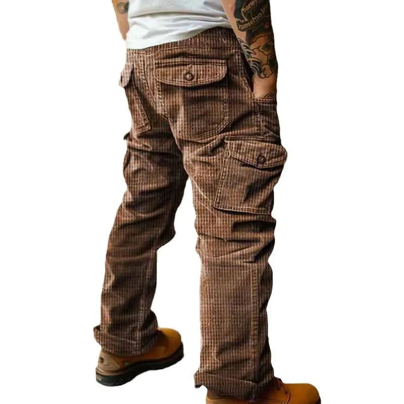 Stylish Straight Streetwear Cargo Pants Men