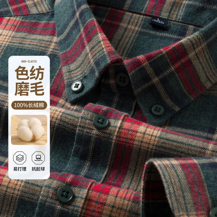 100% Cotton Flannel Urban Men's Shirt
