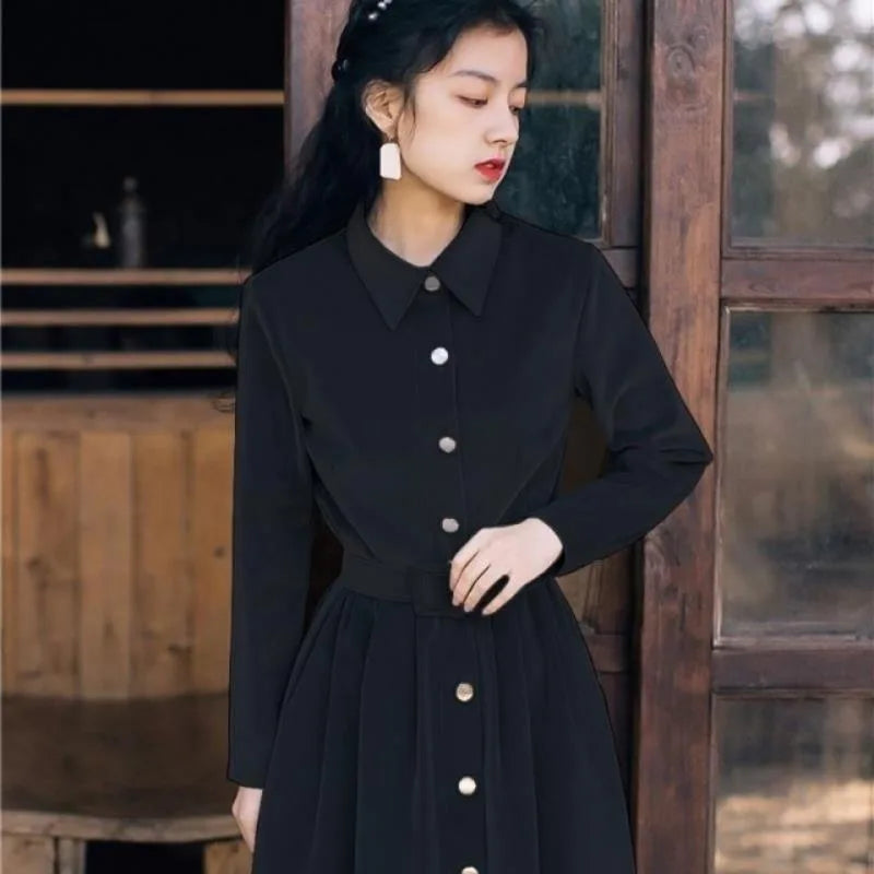 Autumn Winter Longsleeve Corduroy Dress - Premium Dress from Craftklart Dropship - Just $13.14! Shop now at Craftklart.store