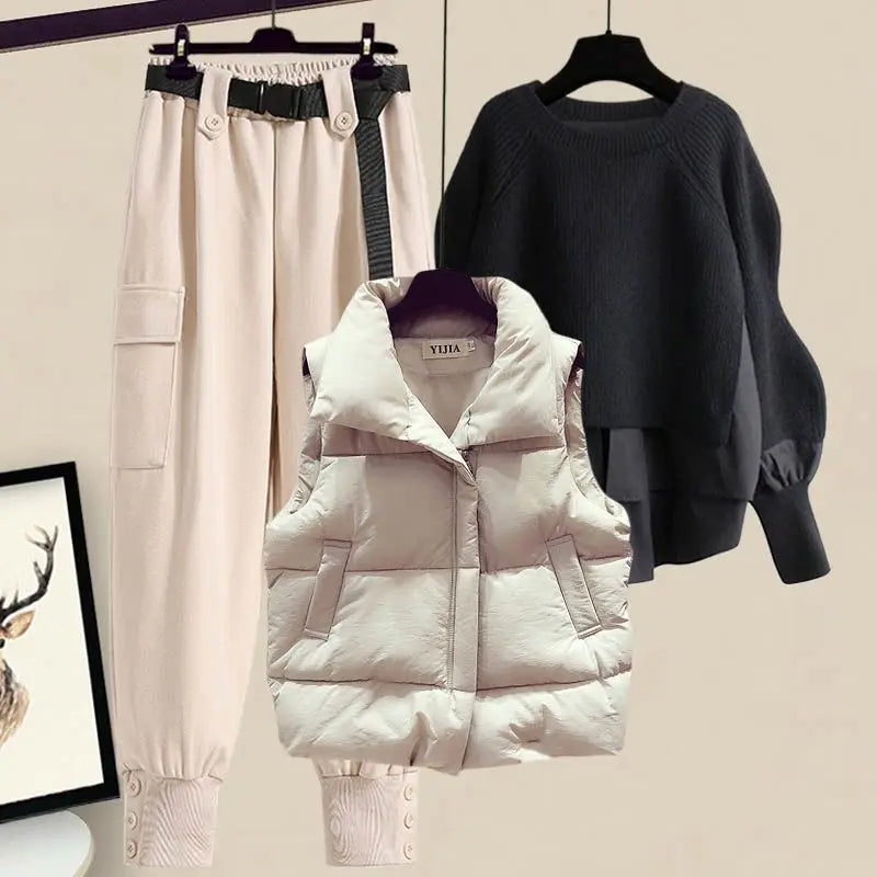 Women's Korean Winter New In Matching Set - Premium Set from Craftklart.store - Just $22.84! Shop now at Craftklart.store