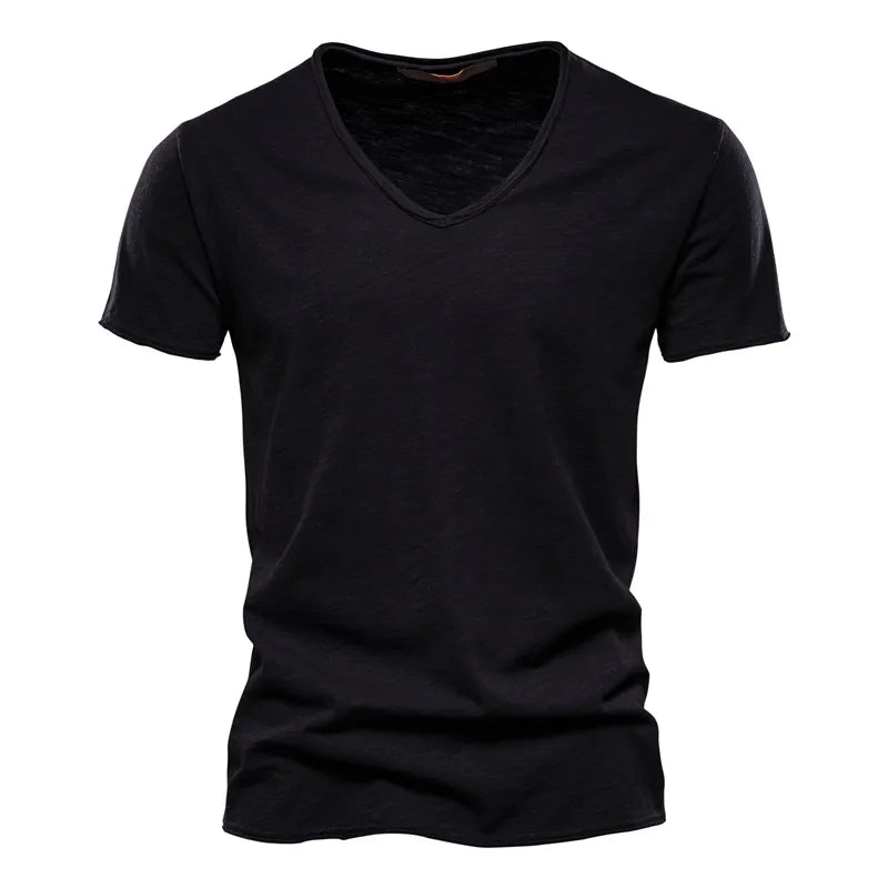 8XL - 100% Cotton V-neck Men T-shirt - Premium T-Shirt from Craftklart Dropship - Just $10.28! Shop now at Craftklart.store