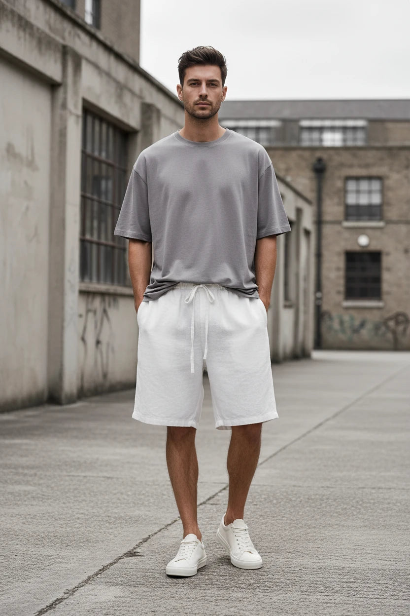 Cotton Linen Shorts