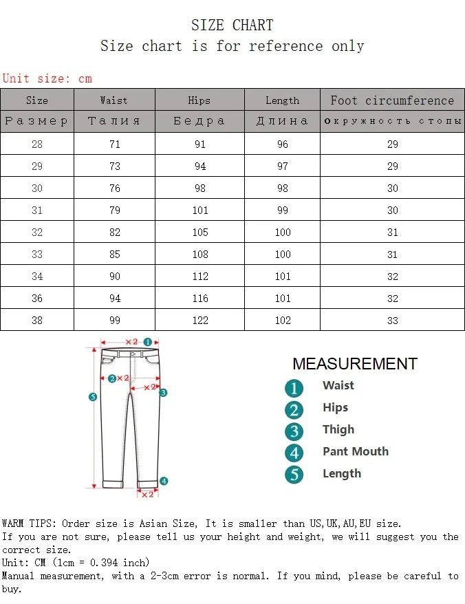 New White Jeans Men All-match Fashion Ripped Hole Stretch - Premium Jeans from Craftklart Dropship - Just $27.25! Shop now at Craftklart.store