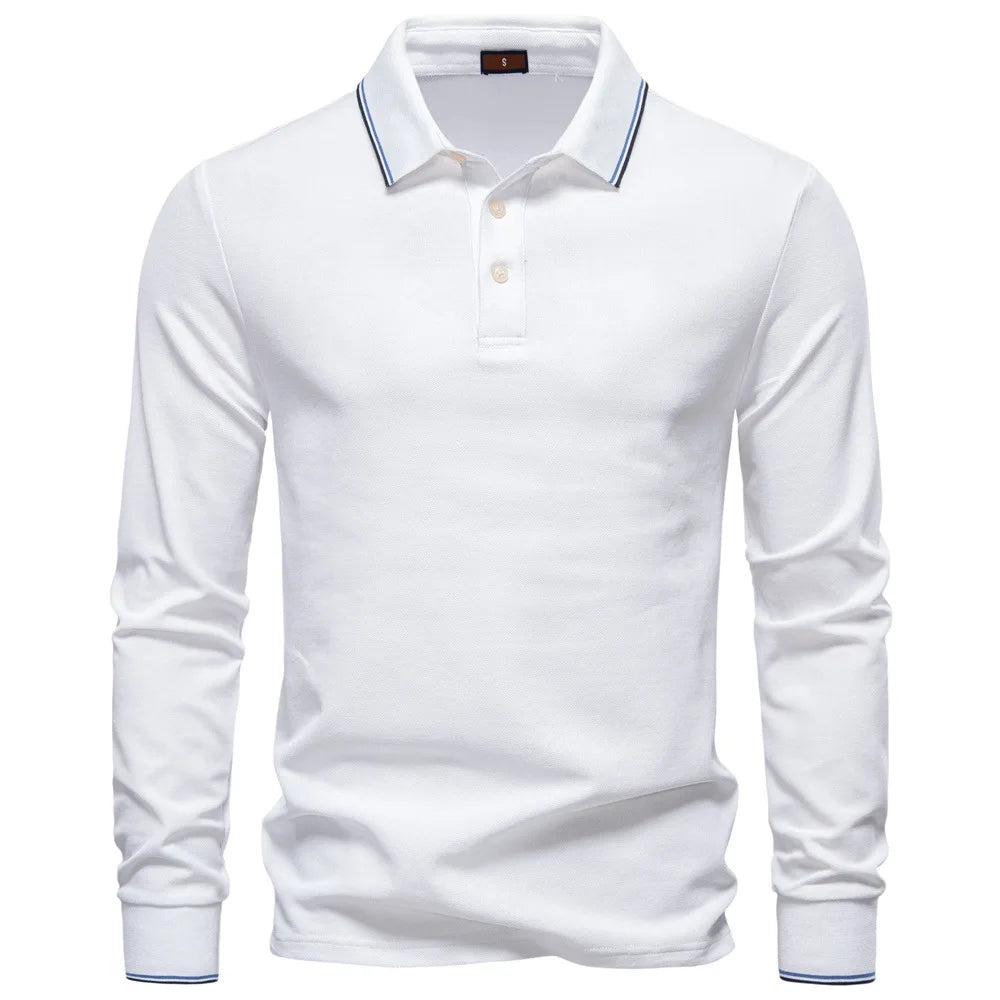 Men's Urban Fall Long-sleeved Polo Shirt - Craftklart.store