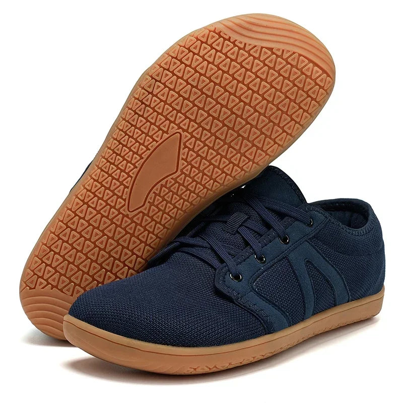 Men's Minimalist Barefoot Sneakers Wide Fit Zero Drop Sole Optimal Relaxation - Premium sneakers from Craftklart Dropship - Just $27.85! Shop now at Craftklart.store