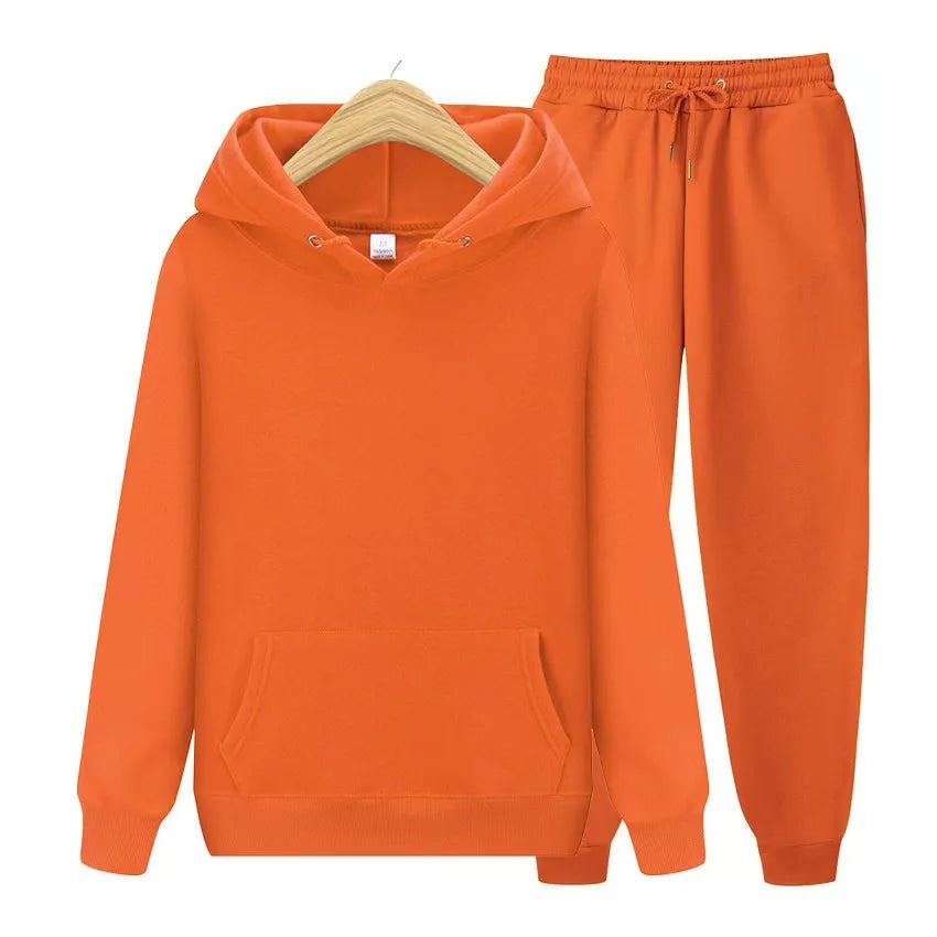 Urban Casual Loose and Comfortable Hoodie Sets