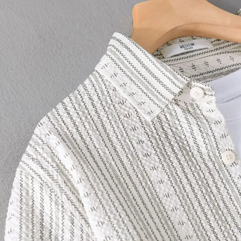 Men's Trendy Bubble Texture  Shirt - Premium Shirt from Craftklart.store - Just $21.59! Shop now at Craftklart.store