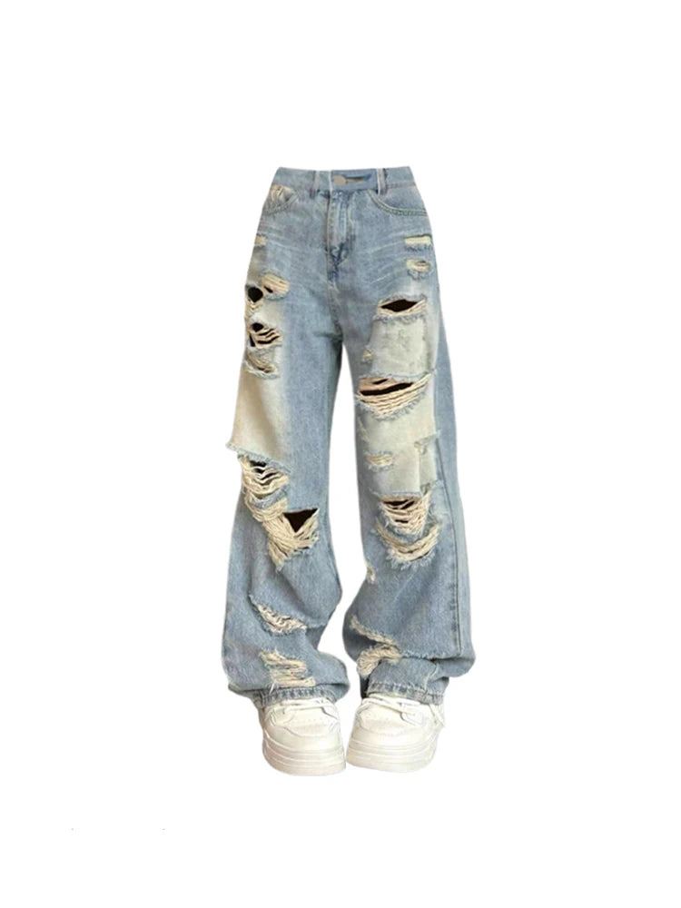 Women's  Harajuku Oversize Denim  Baggy Jeans