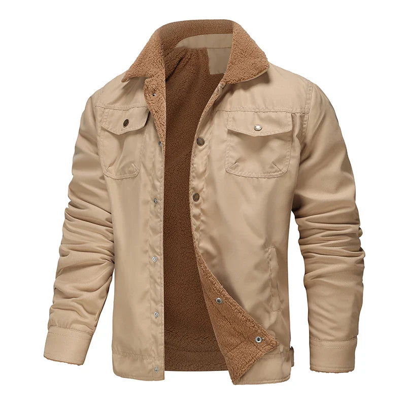 Men's Casual Lapel Single Breasted Double Pocket Jacket - Premium Jacket from Craftklart Dropship - Just $22! Shop now at Craftklart.store