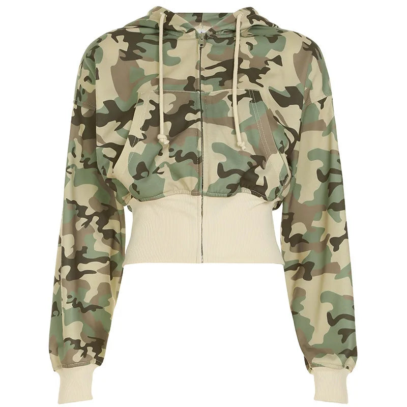 Camouflage Two-piece Street Sports Set