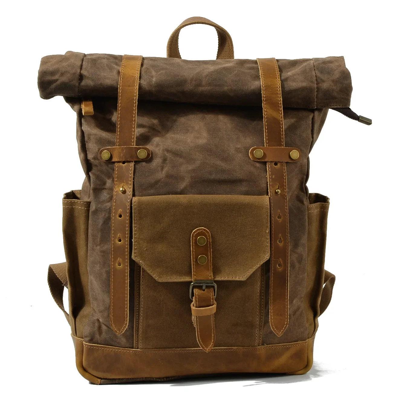 Canvas Oil Wax Backpacks for Men - Premium Backpack from Craftklart.store - Just $36.41! Shop now at Craftklart.store