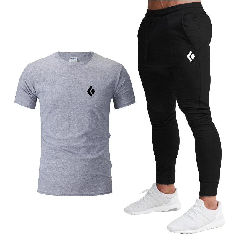 Men's Sportswear Set Casual Tracksuit - Premium Activewear from Craftklart Dropship - Just $9.55! Shop now at Craftklart.store