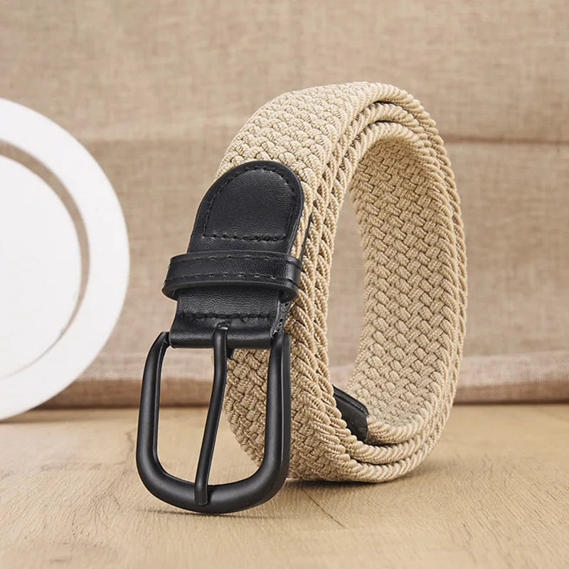 Men's Urban Casual Woven Elastic Belt