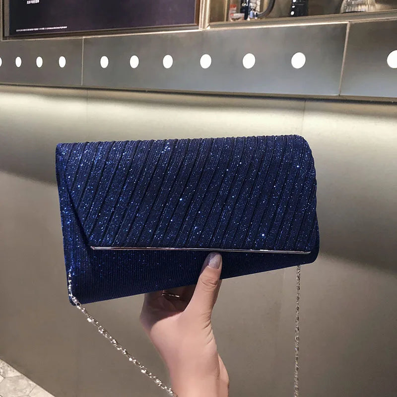 Women Urban Moonlight Evening  Sequin Clutch Bag
