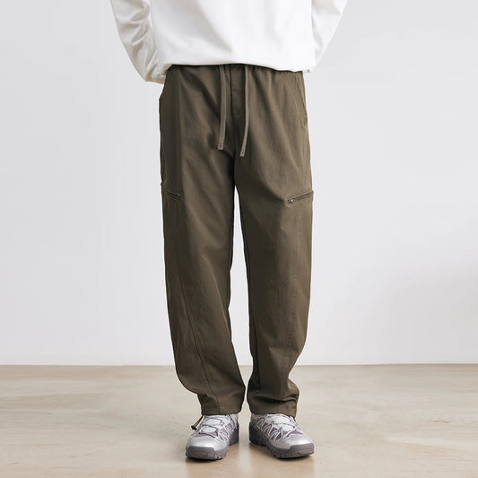 Men's American Drawstring Urban Wide-leg Pants