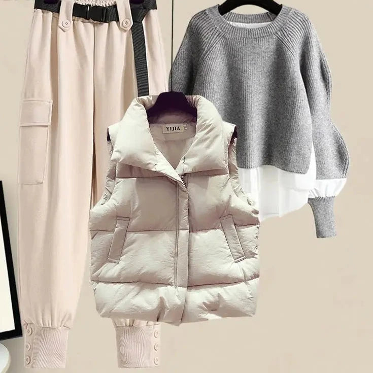 Women's Korean Winter New In Matching Set - Premium Set from Craftklart.store - Just $22.84! Shop now at Craftklart.store