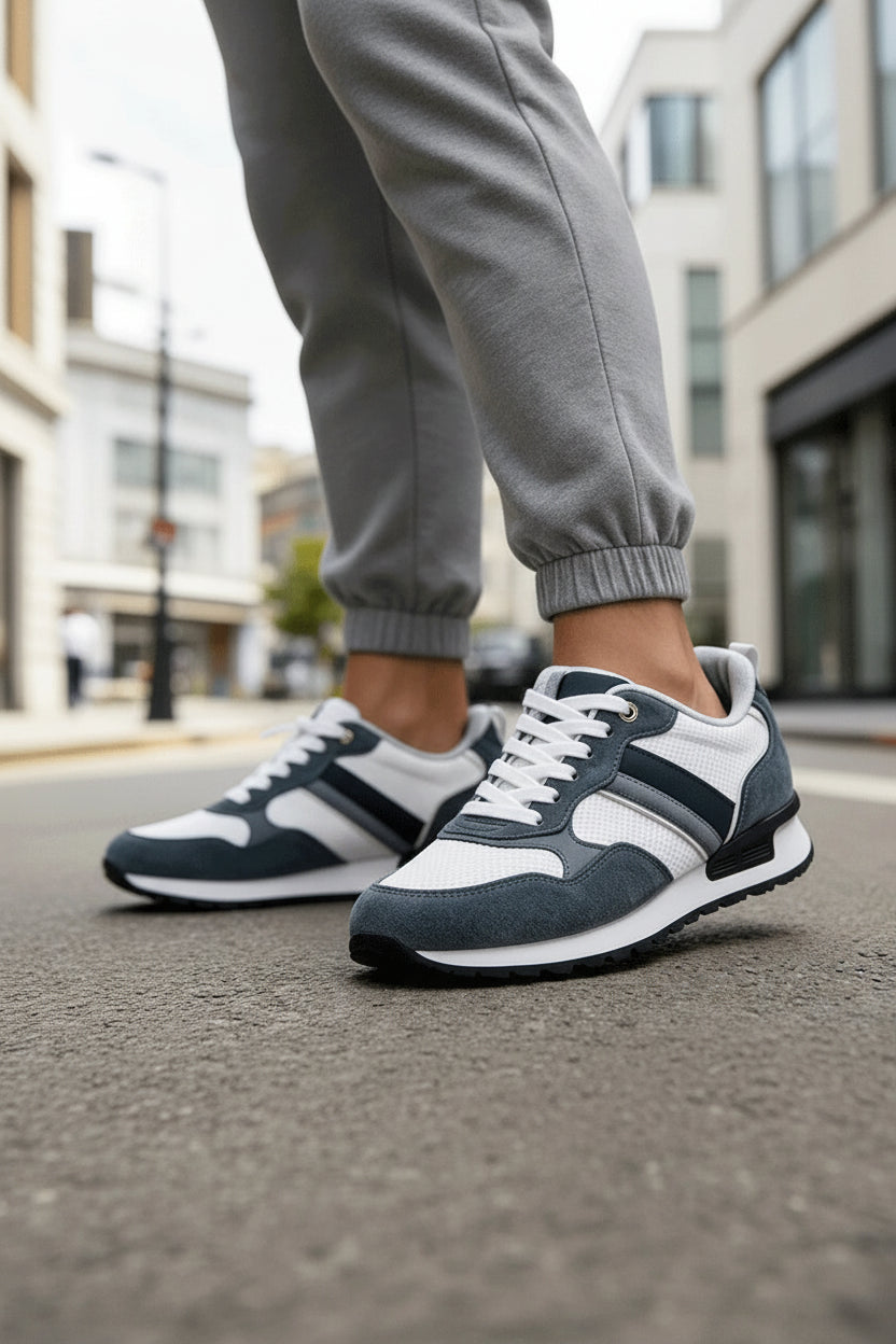 Urban Form Men's Retro Mesh Sneaker — Breathable Commuter