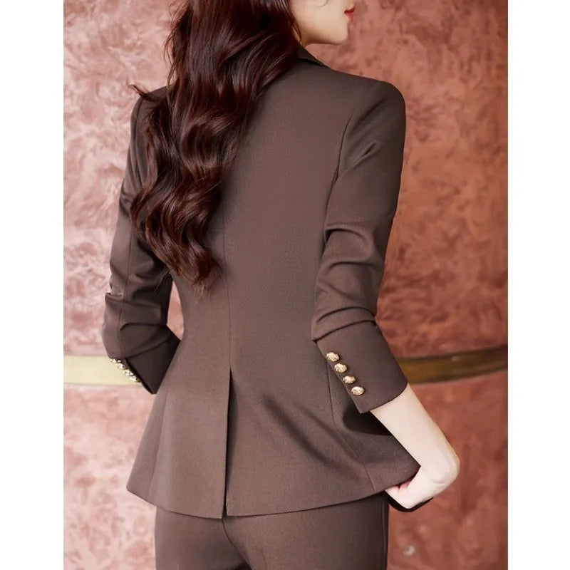 Women's Korean Professional Suit Matching Set - Premium Sets from Craftklart.store - Just $14.39! Shop now at Craftklart.store