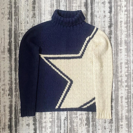 O Neck Knitwear Y2K Clothing Unisex Oversized Streetwear Sweater