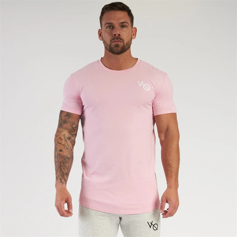 Cotton Slim Fitting Men's Sportswear T-shirt - Premium Activewear from Craftklart Dropship - Just $10.13! Shop now at Craftklart.store