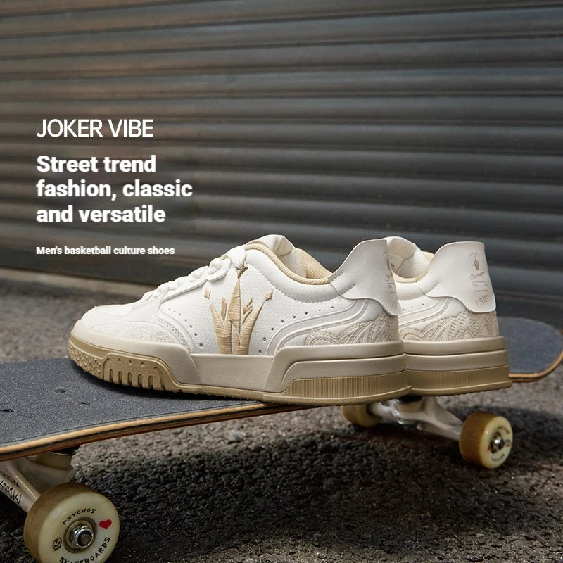 Black 361° Joker Board Sneakers for urban streetwear, featuring sporty design and comfortable fit.