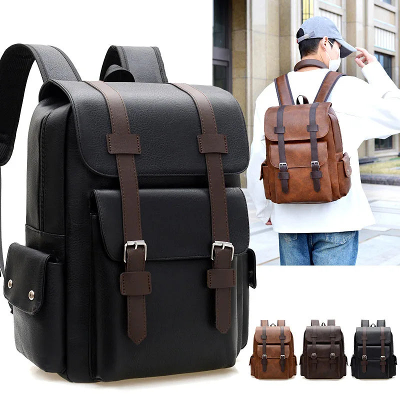 Urban Brit Smart Casual Pu Leather Backpack - Craftklart.store