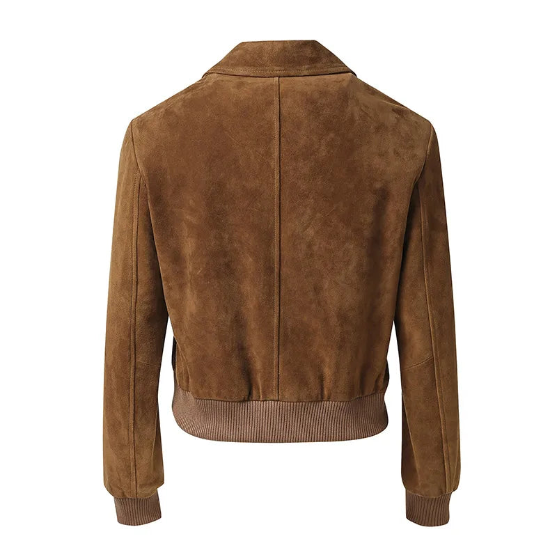 Women's Real Sheepskin Leather Jacket - Premium Jacket from Craftklart Dropship - Just $219! Shop now at Craftklart.store