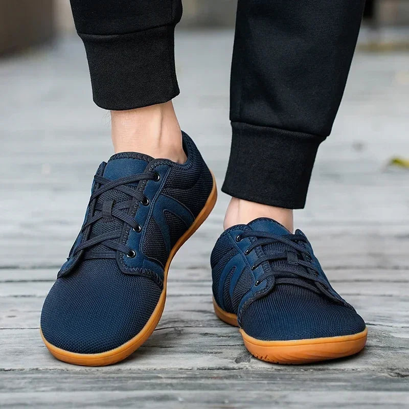 Men's Minimalist Barefoot Sneakers Wide Fit Zero Drop Sole Optimal Relaxation - Premium sneakers from Craftklart Dropship - Just $27.85! Shop now at Craftklart.store